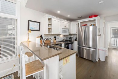 Updated kitchen with quartz counter-tops and new a