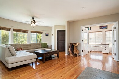 Original wood floors in the living area!