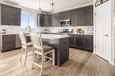Kitchen with ample cabinets