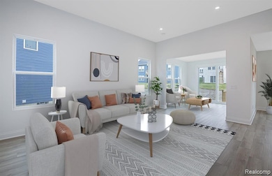 Inviting Gathering Room with 11 ft Ceilings