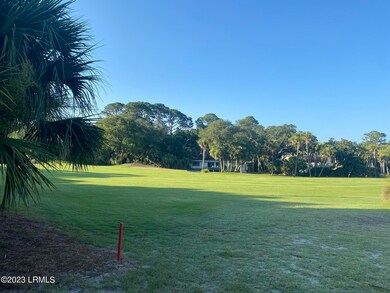 Golf course behind