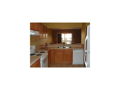 Kitchen. Ceramic tile flooring in the kitchen, bot