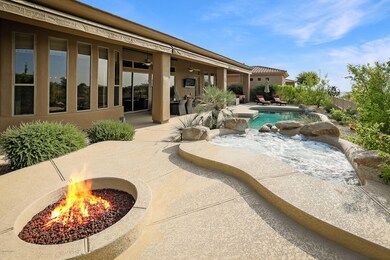 Resort backyard