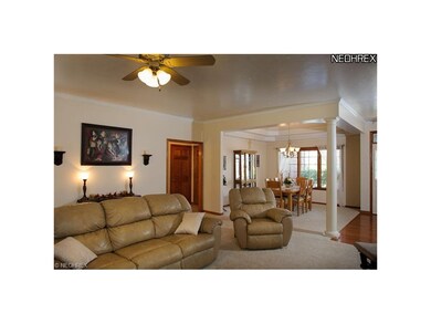 Great room looking into dining room