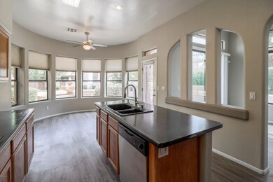 kitchen and eat in kitchen area