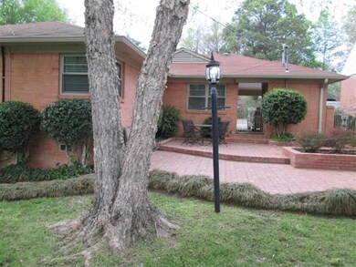 Park-like Setting Back Yard with Brick Patio