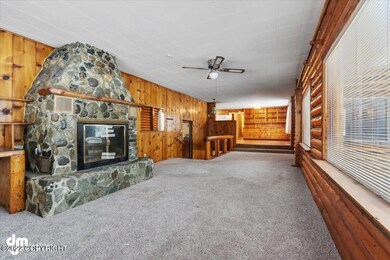 Living Area with Fireplace