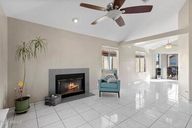 Family room and Fireplace