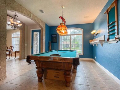 Formal living used as entertainment area