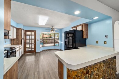 Kitchen with Breakfast Bar Overhang