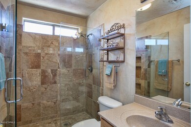 Newly tiled shower