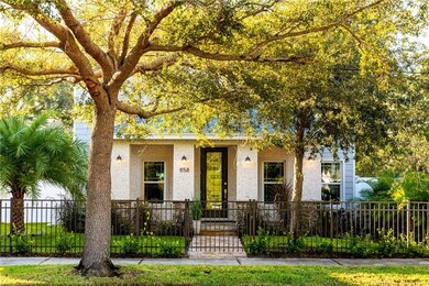 Completely fenced yard with mature and fresh landscaping