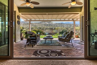 View from living room and pack patio!