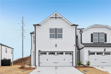 View of front of property featuring brick siding, 