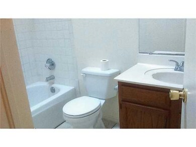Freshly painted bathroom
