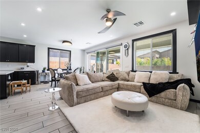 Family Room with Triple Track Slider