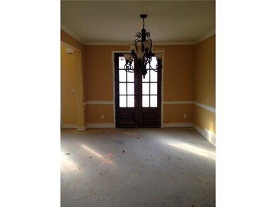 Oversized dining room.  There will be wood floors 