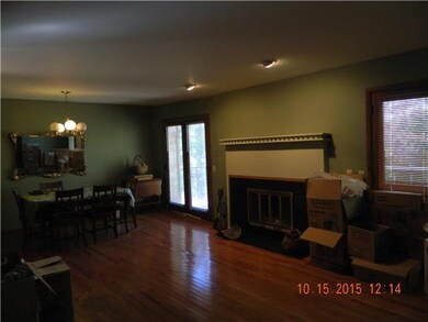 Living Room with Deck overlooking Woods & Wildlife