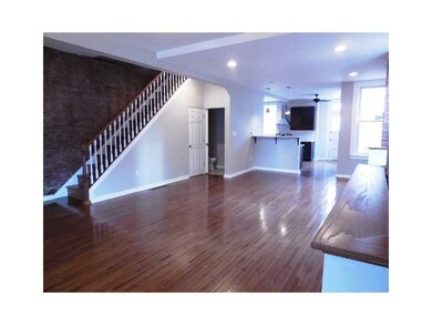 Living Room. Beautiful exposed brick