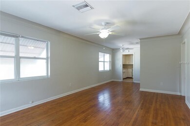 View from the 2 BR unit living room to the dining 