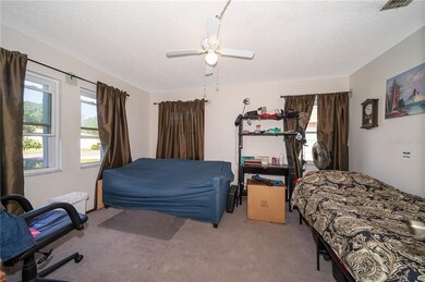 Living room, currently being used as 4th bedroom