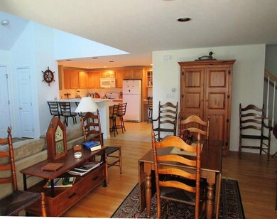 Long view from the Dining Room into...