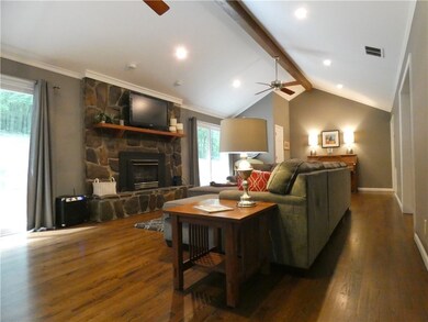 Hardwood floors throughout, new glass sliding door