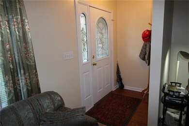 Entry way at the front, then opens to gathering ro