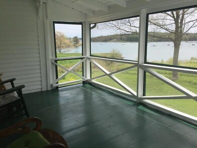 Screened in Porch looking out to...