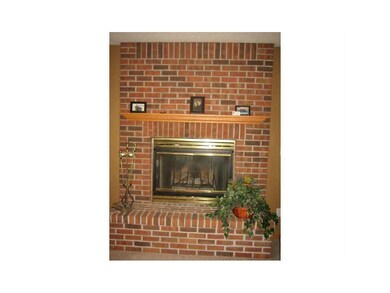 Fireplace.
