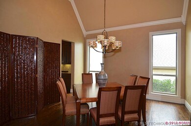 Also off the entry is a formal dining room with an