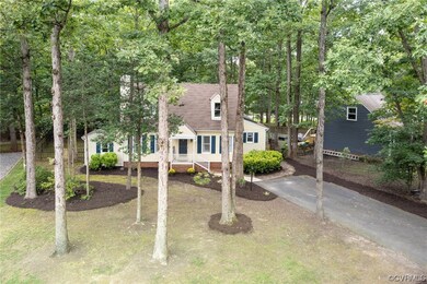 Ariel view of front yard