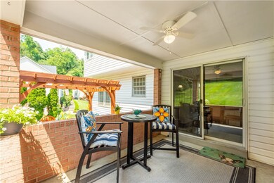 Covered Porch with fan.