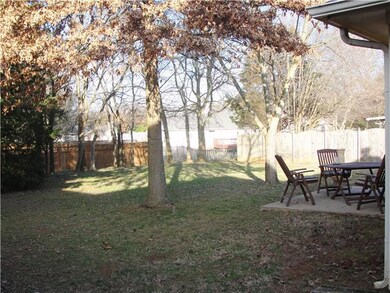 Level back patio and yard...just waiting to entertain friends