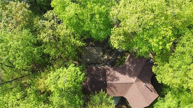Aerial view showing the Y-shaped architecture