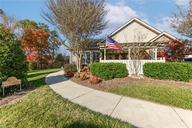 Follow the private sidewalk to your front door