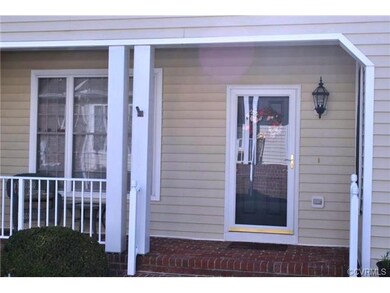 Front Door Entrance off Brick Porch