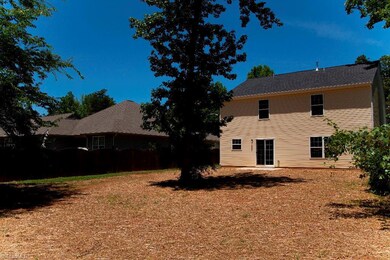 Very large backyard.