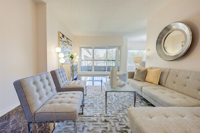 Living room view looking towards the covered balco