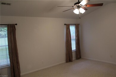 Master Bedroom with vaulted ceiling