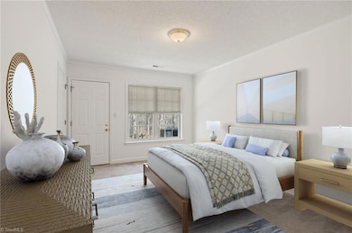 2nd bedroom is virtually staged