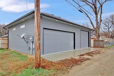 Back of detached garage