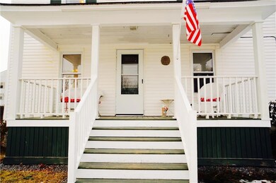 Relax on charming front porch