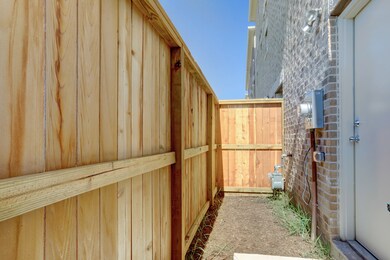 Small back area.