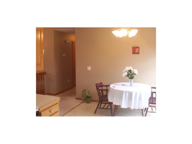 Eat-in kitchen space.  Hold a larger table easily.
