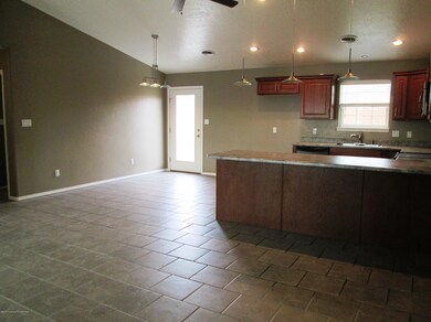 Open Living, Dining & Kitchen