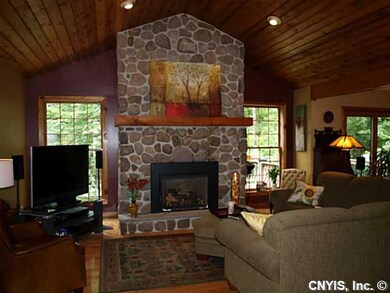 Living Room. Get a nice woodsy feel in the living 