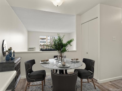 Vitually staged Kitchen nook and pantry