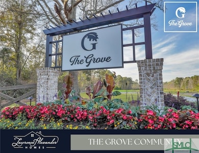 COMMUNITY ENTRANCE. THE GROVE SUBDIVISION IN THE H