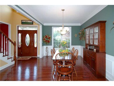 Dining Room. Notice the gleaming hardwood floors!